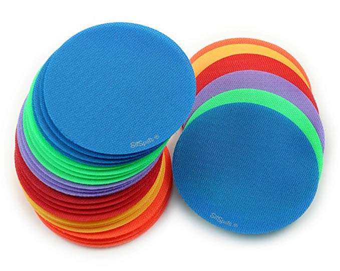 Picture of colorful Sit Spots.
