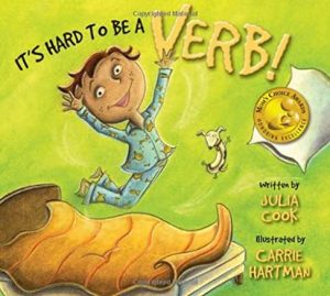 Picture of the cover for the book It's Hard to Be a Verb