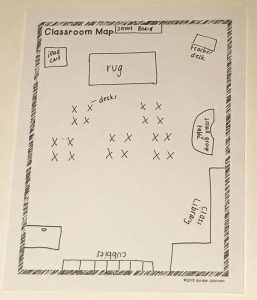 Picture of classroom map page from Create a School Activity