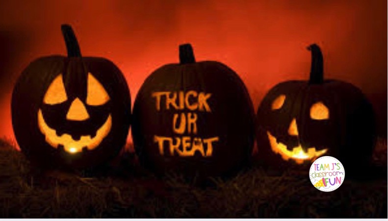Photo of 3 jack-o-lanterns 