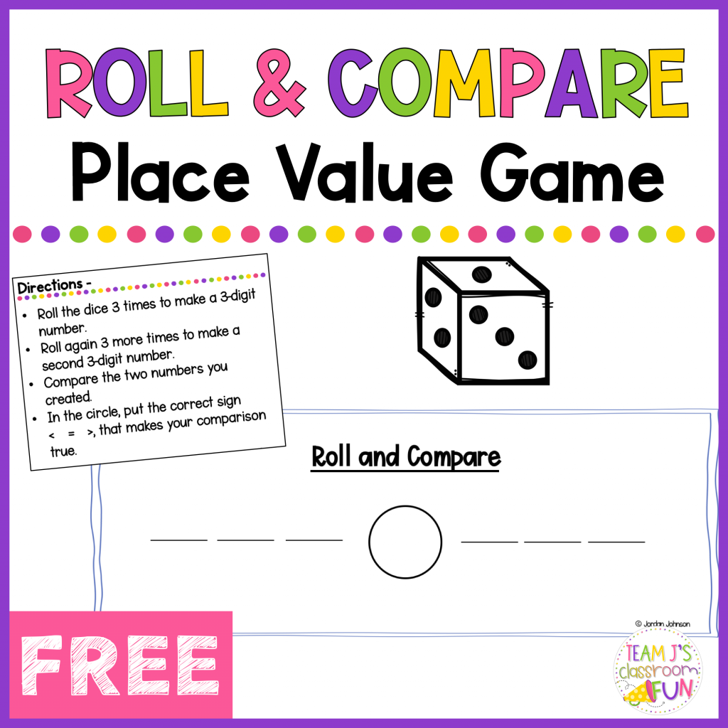 Picture of comparing game.