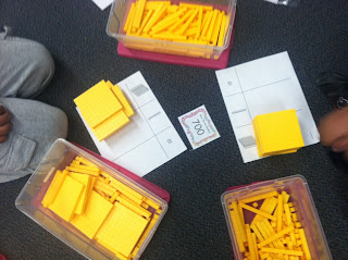 Picture of base 10 blocks 