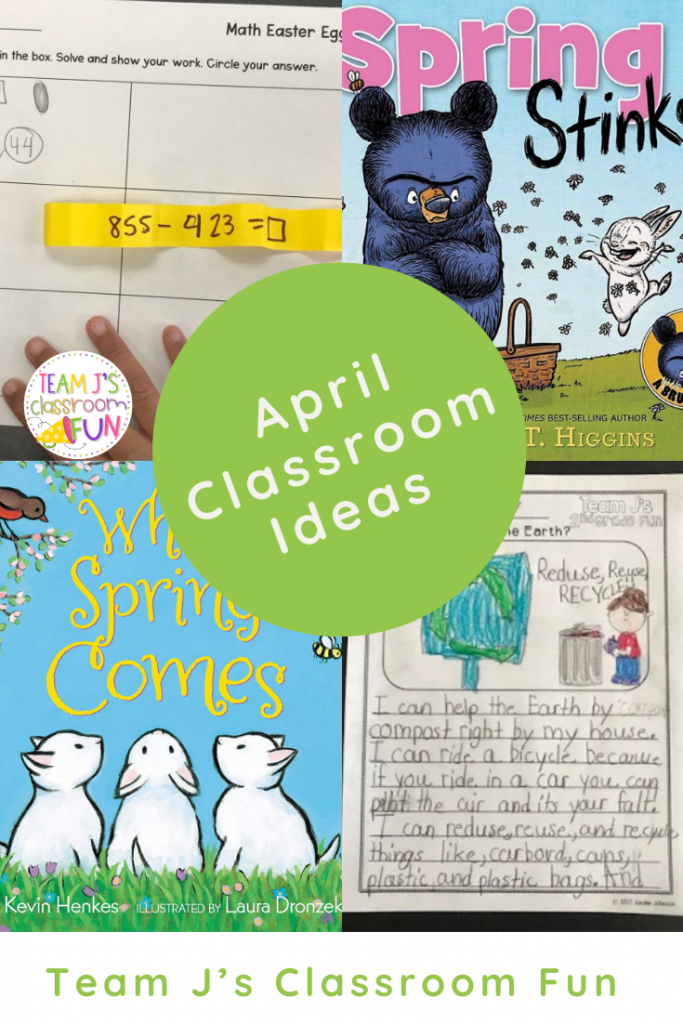 Pin image for April Classroom Ideas