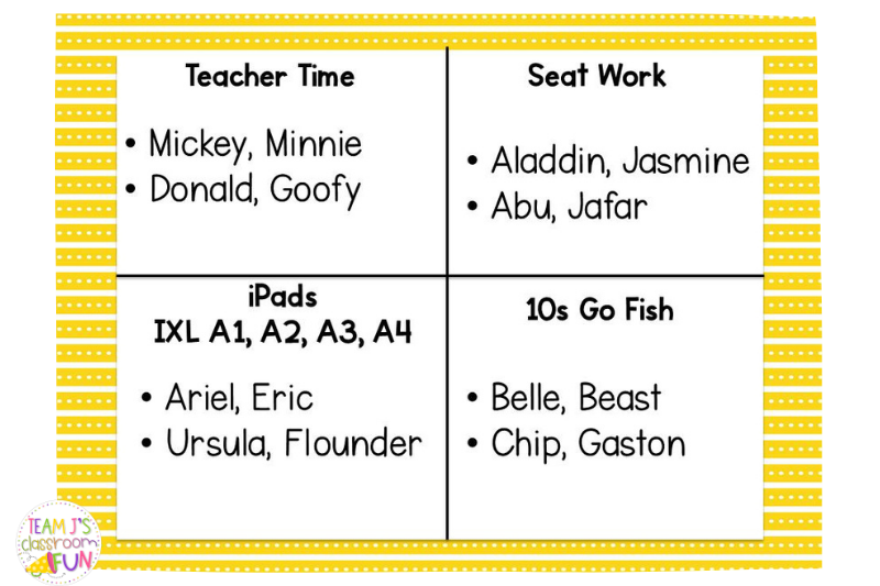 Math rotation board