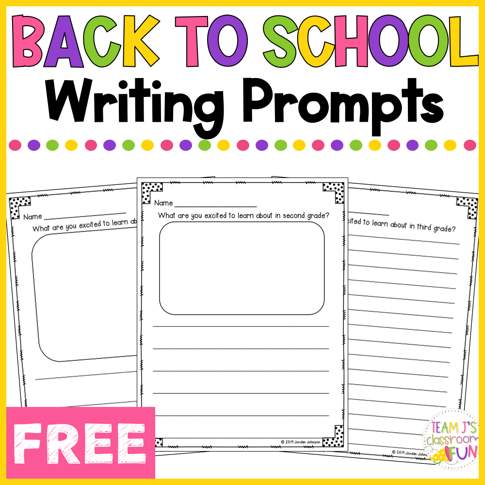 Photo of Free Back to School Writing Prompts