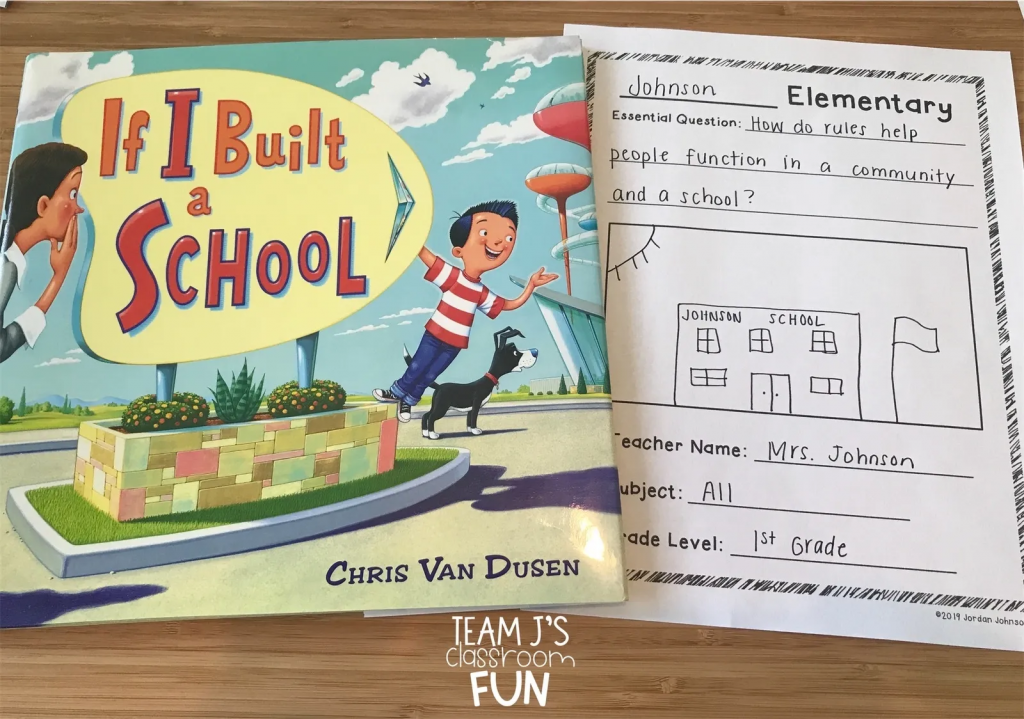 Photo of book If I Built a School and Create a School Project