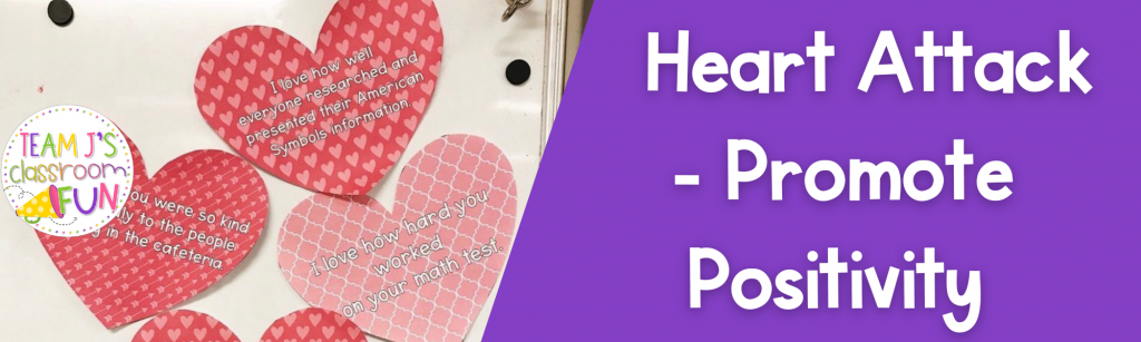 Blog Header for - Classroom Heart Attack - Promoting positivity